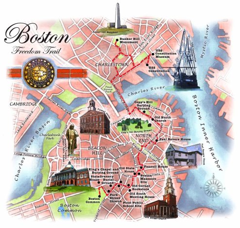 Boston-Freedom-Trail-Map